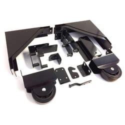 Pylex Powder Coated Black Steel Gate Hardware Kit 1 pk