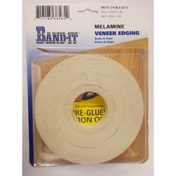 Band-It .030 in. X 3/4 in. W X 50 ft. L White Melamine Veneer Edging