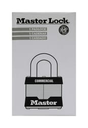 Master Lock 1-1/2 in. H X 2 in. W X 7/8 in. L Steel Double Locking Exterior Padlock