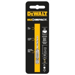 DeWalt High Speed Steel SAE Drill and Tap Bit 8-32 1 each