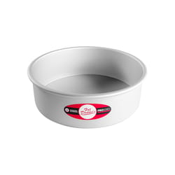 Fat Daddio's 8 in. Cake Pan Silver 1 pc