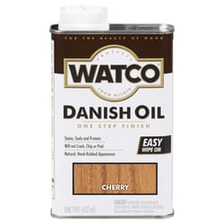 Watco Transparent Cherry Oil-Based Danish Oil 1 pt