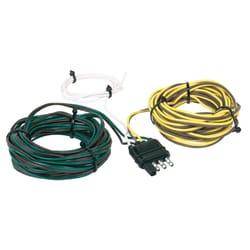 Hopkins 4 Flat Trailer Y Wiring Harness 25 ft.