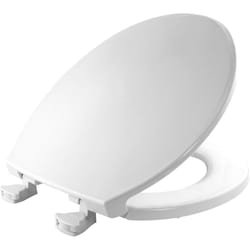 Mayfair by Bemis Round White Plastic Toilet Seat