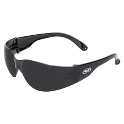 Global Vision Rider One Piece Lens Safety Sunglasses Smoke Lens Black Frame 1 pc