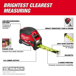 Milwaukee 8m/26 ft. Magnetic Compact Wide Blade Tape Measure