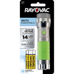 Rayovac Value Bright 18 lm Gray/Turquoise LED Flashlight AAA Battery