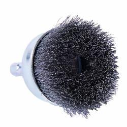 Forney 2 in. D X 1/4 in. D Crimped Steel Cup Brush 6000 rpm 1 pc