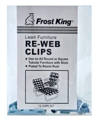 Frost King Aluminum Chair Re-Webbing Clips
