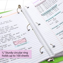 Bazic Products 0.5 in. W X 10 in. L 3-Ring Lime Green View Binder