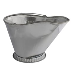 Imperial Silver Galvanized Steel Coal Hod