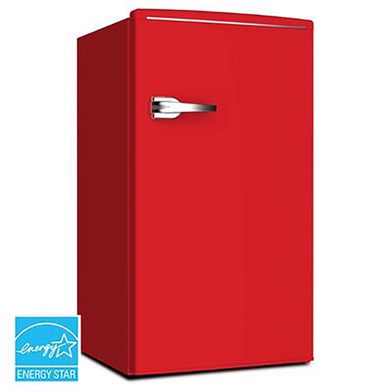 Avanti Retro 3.1 cu ft Red Steel Compact Refrigerator 169 W Sansujyuku sansujyuku.com