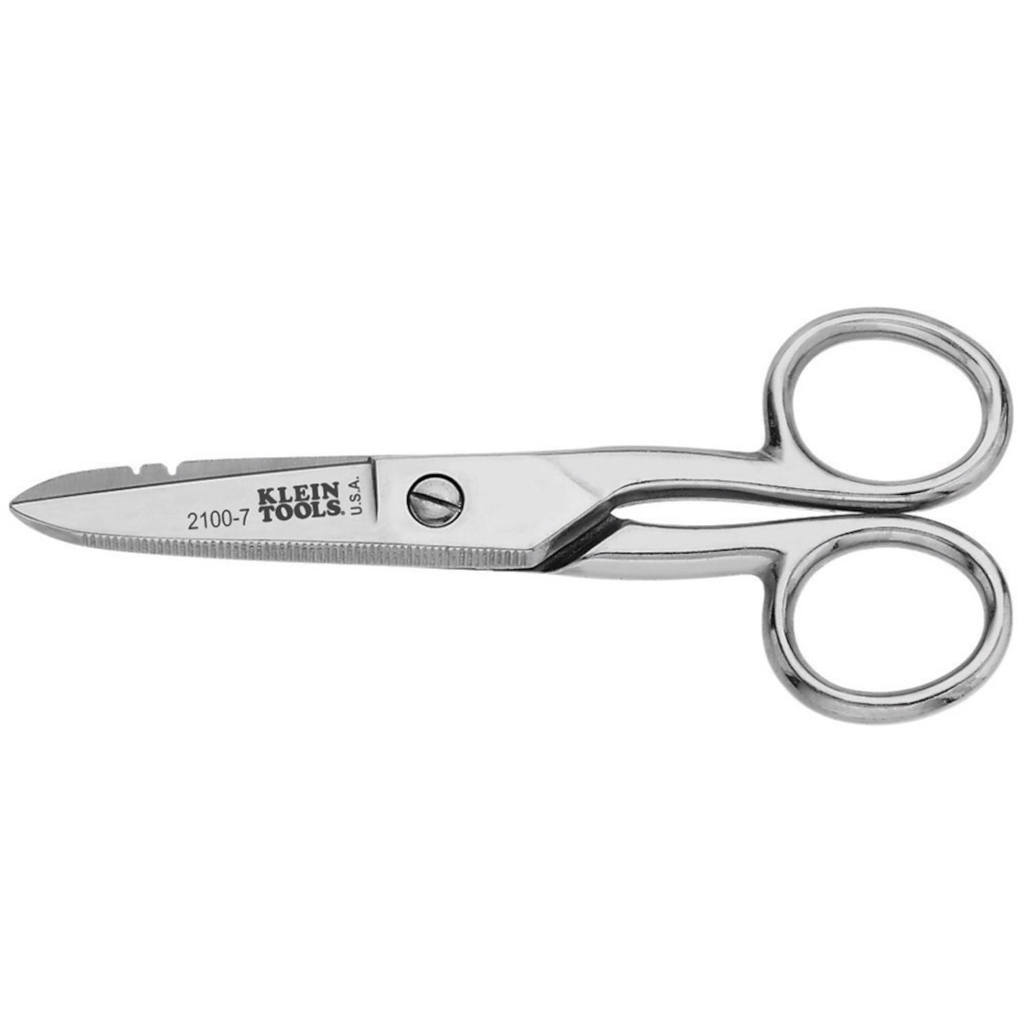 Photos - Other Accessories Klein Tools Steel Electrician Scissors 1 pc 21007 