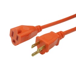 Southwire Indoor or Outdoor 25 ft. L Orange Extension Cord 16/3
