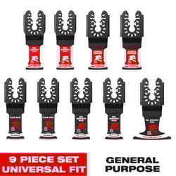 Diablo Bi-Metal/Carbide Tipped Oscillating Blade Set General Purpose Cuts 9 pc