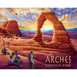 Boardwalk National Park Arches Jigsaw Puzzle Multicolored 500 pc