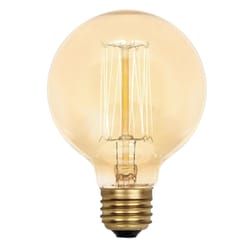 Westinghouse Timeless 40 W G25 Globe Incandescent Bulb E26 (Medium) Amber 1 pk