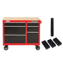 Craftsman 41 in. 6 drawer Steel Rolling Tool Cart 34 in. H X 18 in. D