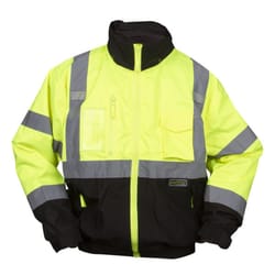 Cordova Reptyle M Long Sleeve Men's Hooded Safety Jacket Lime Green