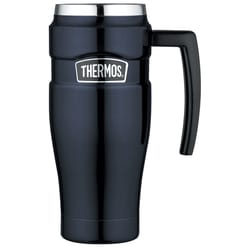 Thermos Stainless King 16 oz Midnight Blue BPA Free Travel Mug