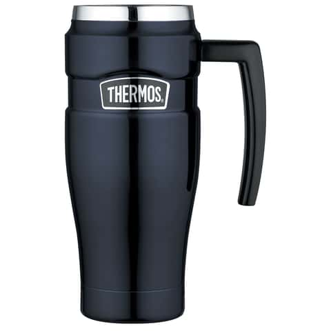 Thermos 16 oz. Insulated Double Wall Travel Tumbler with Lid - Stripes