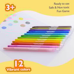 Bazic Products Assorted Color Twistable Crayons 12 pk