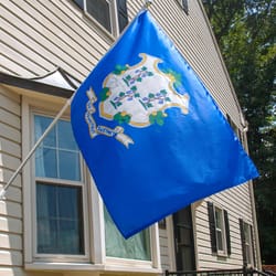 Valley Forge Connecticut State Flag 36 in. H X 60 in. W