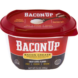 Bacon Up John Gordon's Bacon Grease 14 oz Tub