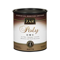 ZAR Ultra Max Matte Clear Water-Based Polyurethane 1 qt