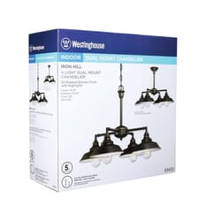 Westinghouse Iron Hill Oil Rubbed Bronze Brown 4 lights Chandelier