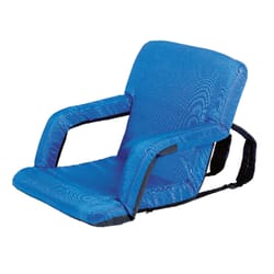 Picnic Time Ventura 6-Position Blue Recliner Folding Stadium Seat