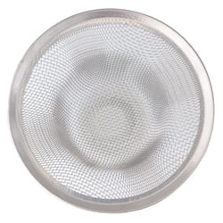 Whedon Drain Protector 3-1/2 in. D Chrome Stainless Steel Shower Drain Strainer