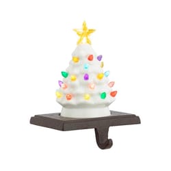 Mr. Christmas LED White Vintage Tree Indoor Christmas Decor 6 in.
