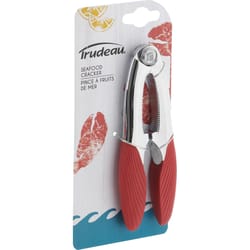 Trudeau Red/Silver Aluminum Seafood Cracker