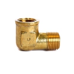 ATC 1/2 in. FPT 1/2 in. D MPT Brass 90 Degree Street Elbow