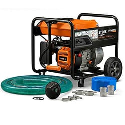 Generac Semi-Trash 6 HP 158 gpm Aluminum Automatic Gas Water Pump