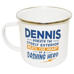 Top Guy Dennis 14 oz Multicolored Steel Enamel Coated Mug 1 pk