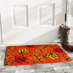 Calloway Mills 1.42 ft. W X 2.42 ft. L Multi-color Casual Coir Door Mat