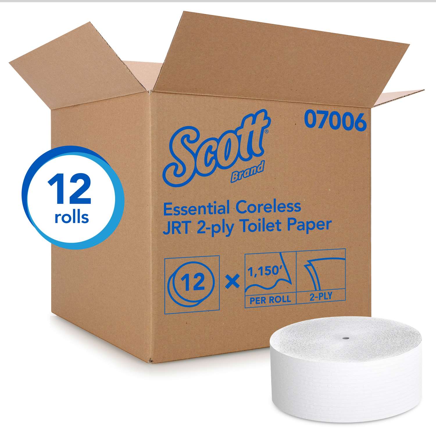 Scott Essential Coreless Toilet Paper 12 roll Ace Hardware