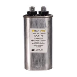 Titan Pro 17.5 MFD 440 V Oval Run Capacitor