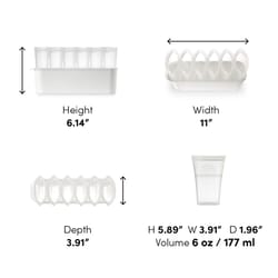 Zip Top 6 oz Clear Breast Milk Bag Set 1 pk