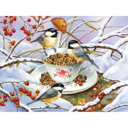 Cobble Hill Chickadee Tea Jigsaw Puzzle 275 pc