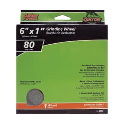 Gator 6 in. D X 1 in. Grinding Wheel