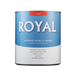 Royal Flat Tint Base Ultra White Base Paint and Primer Interior 1 qt