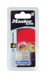 Master Lock 7D 1 in. H X 11/16 in. W X 1-1/8 in. L Laminated Steel 4-Pin Cylinder Padlock
