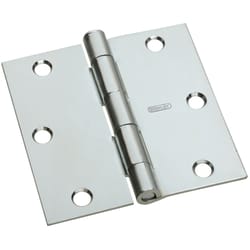 National Hardware 3-1/2 in. L Zinc-Plated Door Hinge 1 pk