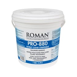 Roman Pro-880 Ultra Clear Strippable High Strength Starch Wallpaper Adhesive 1 gal