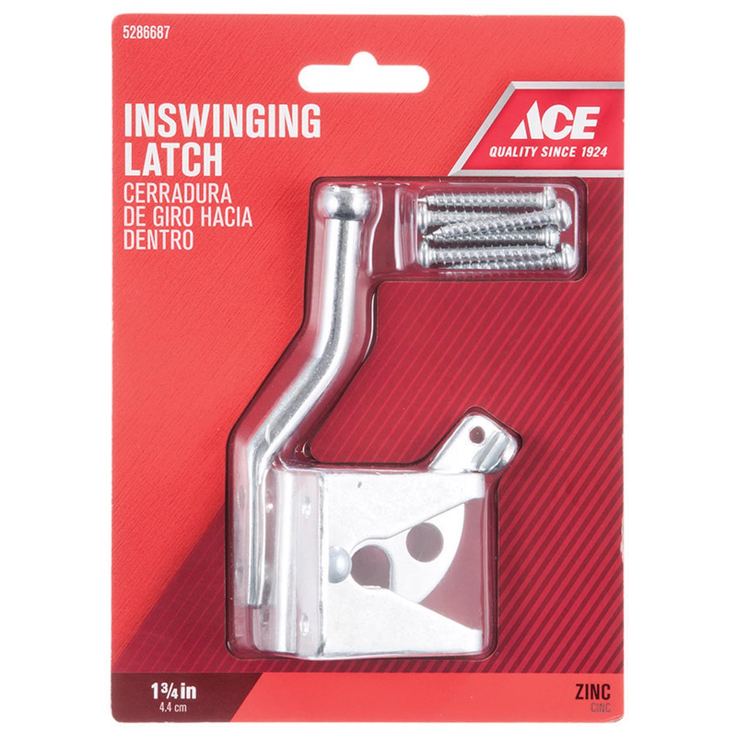 Ace 6.89 in. H X 5 in. W X 1.89 in. L Zinc-Plated Zinc Gate