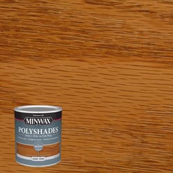 Minwax PolyShades Semi-Transparent Gloss Pecan Oil-Based Polyurethane Stain/Polyurethane Finish 1 qt