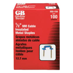 Gardner Bender 1/2 in. W Metal Insulated Cable Staple 100 pk